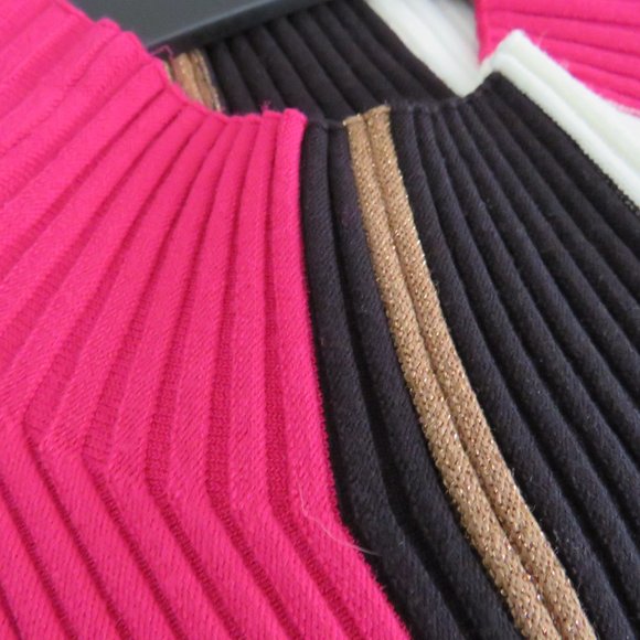 INC International Concepts XL Retro style knit top - Picture 4 of 8